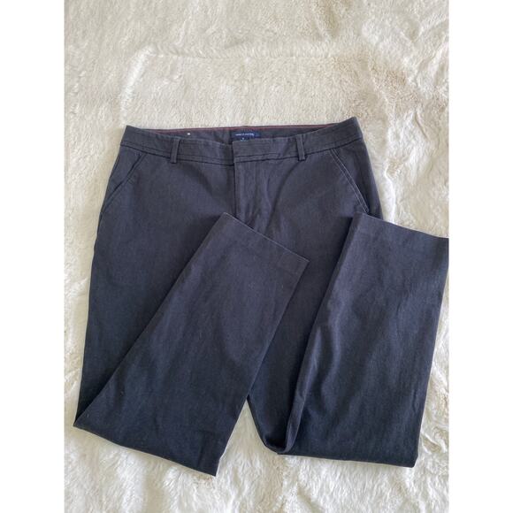 Tommy Hilfiger Madison Charcoal Gray Stretch Slim Preppy Career Pants Sz 10 - Picture 2 of 11